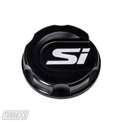 Turbo XS - Turbo XS HC-OC-BLK-SI Oil Cap for 2017 Honda Civic - Image 1