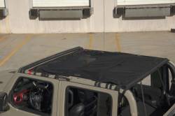 Smittybilt - Smittybilt 97502 Shade Top w/Skylights Black Diamond/Mesh for 20+ Gladiator JT - Image 1