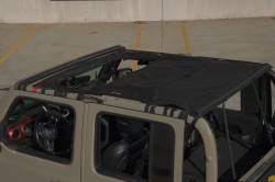 Smittybilt - Smittybilt 97502 Shade Top w/Skylights Black Diamond/Mesh for 20+ Gladiator JT - Image 2