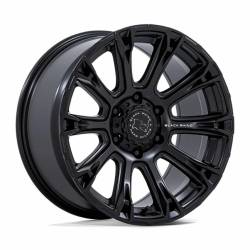Black Rhino Hard Alloys - Black Rhino Wheels BR020 DIAMONDBACK 20x9 6x4.5 12mm Black BR020MX20906412 - Image 1