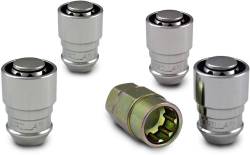Gorilla Automotive - Gorilla 61631 Acorn Guard Wheel Lock Set 12mm x 1.50 Chrome 4PC & Key - Image 1