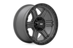 Rough Country Suspension Systems - Rough Country 79 Series Wheel 17x8.5 6x5.5 0mm Gunmetal Gray/Black 79170912G - Image 3