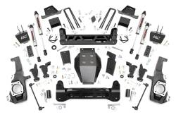 Rough Country Suspension Systems - Rough Country 11770 7" V2 Lift Kit for 20-25 Silverado/Sierra 2500/3500HD - Image 1