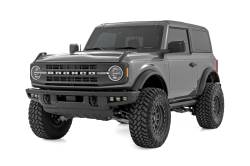 Rough Country Suspension Systems - Rough Country SRL2 Drop Step Nerf Bars Black 21-25 Bronco 2DR 51038 - Image 3