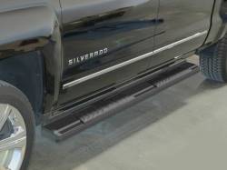 APS - APS WB03SAG1B S-Series Running Boards Black for 19-25 Silverado/Sierra Crew - Image 1