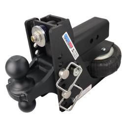 Shocker Hitch - Shocker Hitch SH-HDMB620-300BLK Shocker HD 20K 3" Max Black Air Receiver Hitch - Image 1