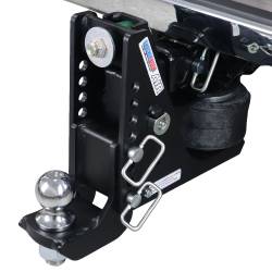 Shocker Hitch - Shocker Hitch SH-MB640-200-25 Shocker 12K 2" Max Black Air Receiver Hitch - Image 1