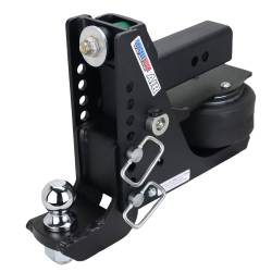 Shocker Hitch - Shocker Hitch SH-MB640-250-2 Shocker 12K 2.5" Max Black Air Receiver Hitch - Image 1