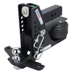 Shocker Hitch - Shocker Hitch SH-MB640-250-2SC Shocker 12K 2.5" Max Black Air Receiver Hitch - Image 1