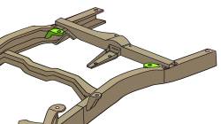 Rust Buster Frameworks - Rust Buster RB7617L LEFT Rear Upper Shock Mount for 94-04 S10/Sonoma 4WD - Image 8