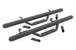 Rough Country Suspension Systems - Rough Country 3" Drop Step Nerf Bars Black for Jeep Wrangler JL 2DR RCJ1846B - Image 5