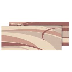 Faulkner - Faulkner 53018 Burgundy & Gray RV Patio Mat 8'x16' Polypropylene 12 Lbs - Image 1