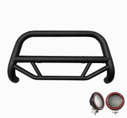 Black Horse Off Road - Black Horse MBT-MG403-PLFR Bull Bar Kit 5.3" LED's for 19-25 Silverado 1500 - Image 2