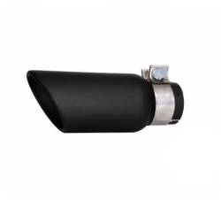 Black Horse Off Road - Black Horse MT-RR01BK Muffler Tip Blk All Cars Trucks SUVs 3"inlet 4"outlet 10"L - Image 2