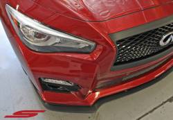 Stillen - Stillen KB11225 Sport Front Splitter Matte Black for 14-17 Infiniti Q50 Sport - Image 7