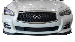 Stillen - Stillen KB11226 Premium Front Splitter Matte Black for 14-17 Infiniti Q50 - Image 5
