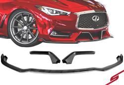 Stillen - Stillen KB11232 Front Splitter & Winglets for 17-21 Infiniti Q60 - Image 2