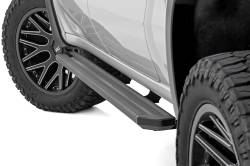 Rough Country Suspension Systems - Rough Country LED Backlit Running Boards Black Silverado/Sierra Crew 55007 - Image 2