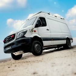 Asfir 4x4 - Asfir 4x4 513050 Front Skid Plate for 07-18 Mercedes-Benz Sprinter 2.1 - Image 3