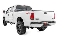 Rough Country Suspension Systems - Rough Country RCF9984CCB 3" Drop Step Nerf Bars Black for 99-16 F250/F350 Crew - Image 4