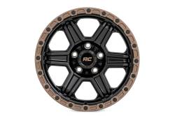 Rough Country Suspension Systems - Rough Country 79180917A 79 Series Wheel 18x9 6x135 0mm Semi Gloss Black/Bronze - Image 2