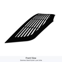 APS - APS Stainless Billet Grille Black for 07-09 Altima Coupe GR14HFE66J - Image 2