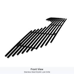 APS - APS Stainless Billet Grille Black for 07-09 Toyota Camry GR20HEB14J - Image 2