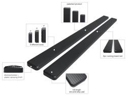 APS - APS IStep 6" Running Boards Black for 07-17 Toyota Tundra Reg IB20FAD0B - Image 5