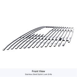 APS - APS Stainless Billet Grille-Polish 10-15 GMC Terrain GR07FFG43S - Image 2