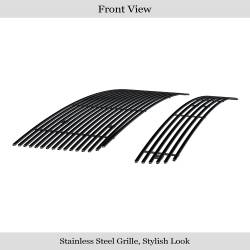 APS - APS Stainless Billet Grille Black 07-13 GMC Sierra 1500 GR07FGH60J - Image 2