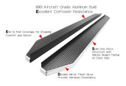 APS - APS IB08RAB4Y H-Series Running Boards Polish for 06-14 Honda Ridgeline - Image 5