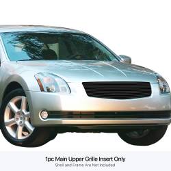 APS - APS Stainless Billet Grille Black for 04-06 Nissan Maxima GR14HED08J - Image 1