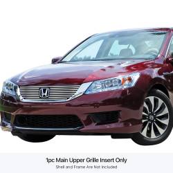 APS - APS Stainless Billet Grille-Polish 13-15 Honda Accord Sedan GR08FEI16S - Image 1