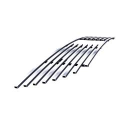 APS - APS Stainless Billet Grille-Polish 13-15 Honda Accord Sedan GR08FEI16S - Image 2
