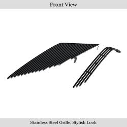 APS - APS Stainless Billet Grille Black 07-09 Acura MDX GR08HFF16J - Image 2