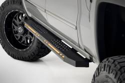 Rough Country Suspension Systems - Rough Country 57003 AC2 LED Running Boards Black 07-18 Silverado/Sierra Crew - Image 1