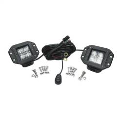 Southern Truck - Southern Truck 77910K 2.0" Square Flush Mount Cree LED Lights Pair Chrome Series - Image 2