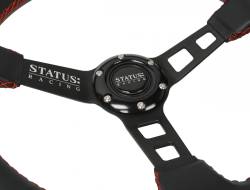 PRP - PRP SRG132 Deep Dish Leather Steering Wheel 13" Diameter Red - Image 2