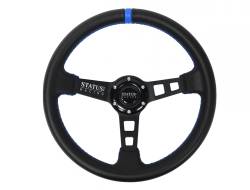 PRP - PRP SRG131 Deep Dish Leather Steering Wheel 13" Diameter Blue PRP Seats - Image 1