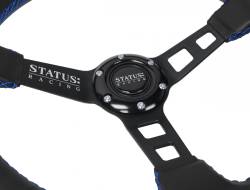 PRP - PRP SRG131 Deep Dish Leather Steering Wheel 13" Diameter Blue PRP Seats - Image 2