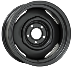 Wheel Vintiques - Wheel Vintiques OE Chrysler 15x8 5x4.5 4.125" BS Satin Black 63-581204A - Image 1