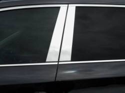 Quality Automotive Accessories - QAA PP19455 4Pc Stainless Steel Pillar Trim for 2019-2025 Subaru Ascent - Image 1