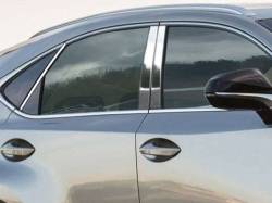 Quality Automotive Accessories - QAA PP15191 6Pc Stainless Steel Pillar Trim for 2015-2020 Lexus NX - Image 1