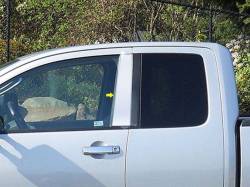 Quality Automotive Accessories - QAA PP24515 2Pc Stainless Steel Pillar Trim for 2004-2015 Nissan Titan - Image 1