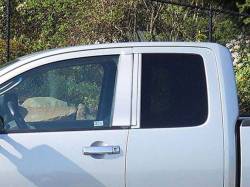 Quality Automotive Accessories - QAA PP24516 6Pc Stainless Steel Pillar Trim for 2004-2015 Nissan Titan - Image 1