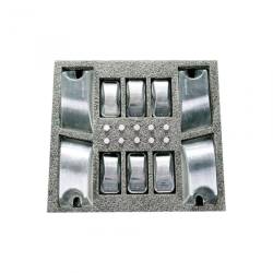 Recon - Recon 264160CL LED Cab Roof Light Kit Clear/Amber 02-10 Hummer H2 - Image 1