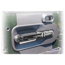Rugged Ridge - Rugged Ridge 11156.16 Front Door Handle Trim Chrome for Wrangler JK - Image 1