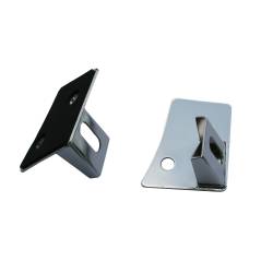 Rugged Ridge - Rugged Ridge 11028.03 Stainless Windshield Light Brackets for 07-18 Wrangler JK - Image 1