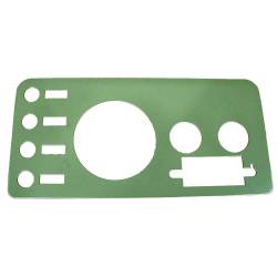 Rugged Ridge 11124.01 Gauge Cover Stainless Steel for Jeep CJ