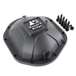 Rugged Ridge - Rugged Ridge 16595.12 Dana 44 Boulder Aluminum Differential Cover Black - Image 1